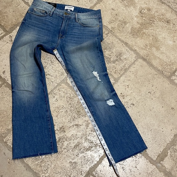 FRAME Denim “Klinefeld Exclusive” DISTRESSED Jeans 👖 Size 28 - Picture 2 of 12